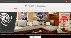 Desktop Screenshot of futons-et-traditions.com